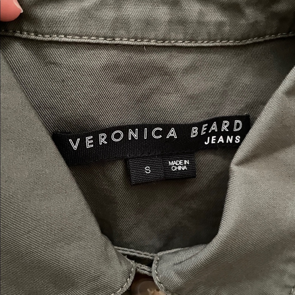 Veronica Beard Weslyn Utility Jacket Army Green size Small - Picture 6 of 16